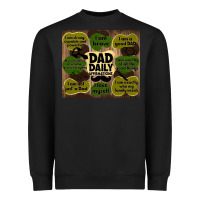 Black dad daily affirmations Heavyweight Sweatshirt - TumblerDesignByShophia