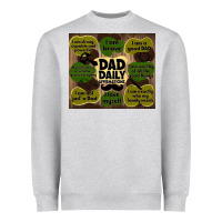 Dad Daily Affirmations Heavyweight Sweatshirt | Teevron
