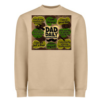 Mushroom dad daily affirmations Heavyweight Sweatshirt - TumblerDesignByShophia