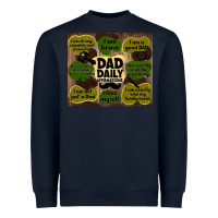 Navy dad daily affirmations Heavyweight Sweatshirt - TumblerDesignByShophia