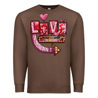 Chestnut Valentines Day Love Vacant Premium Sweatshirt - FaDigitalArtStudio