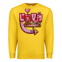 Lemon Valentines Day Love Vacant Premium Sweatshirt - FaDigitalArtStudio