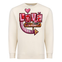 Sandshell Valentines Day Love Vacant Premium Sweatshirt - FaDigitalArtStudio