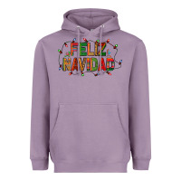 Lavender Feliz Navidad Heavyweight Hoodie - BundleAndBundleShop