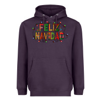 Plum Feliz Navidad Heavyweight Hoodie - BundleAndBundleShop