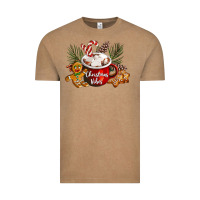 Vintage Coffee christmas vibes hot cocoa Vintage Tee - LillyAllenDesigns
