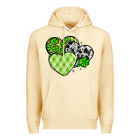 Pina Colada St. Patrick's Day cowhide hearts Premium Hoodie - OliviaCreatesArt