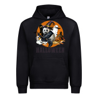 Black hallowen panda Urban Hoodie - LillyAllenDesigns