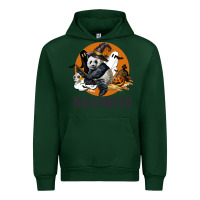 Foreset Green hallowen panda Urban Hoodie - LillyAllenDesigns