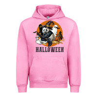 Fuchsia Pink hallowen panda Urban Hoodie - LillyAllenDesigns