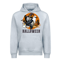 Heather Grey hallowen panda Urban Hoodie - LillyAllenDesigns