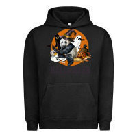 Pigment Black hallowen panda Urban Hoodie - LillyAllenDesigns