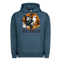 Pigment Midnight Navy hallowen panda Urban Hoodie - LillyAllenDesigns