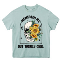 Arona mentally ill but totally chill Heavy Core Tee - MaliasSmallBusiness