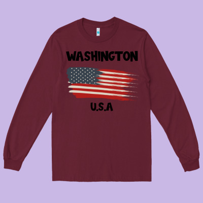 Washington Long Sleeve Tee Designed By Bettercallsaul