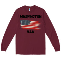 Burgundy Washington Long Sleeve Tee - Bettercallsaul