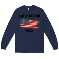 Navy Washington Long Sleeve Tee - Bettercallsaul