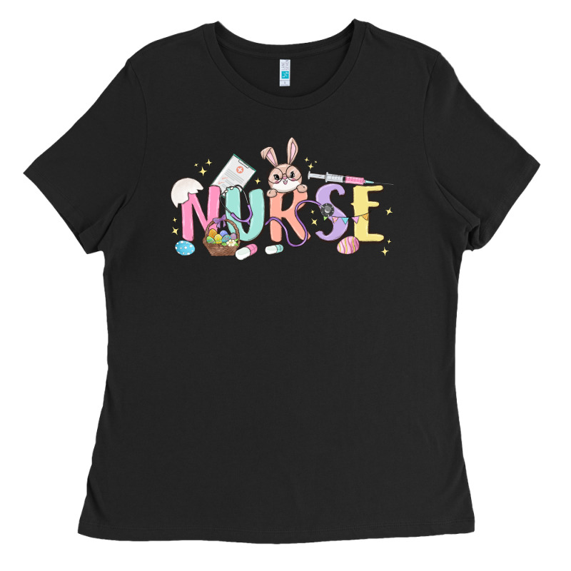 Easter Nurse Ladies Tee by MaliasSmallBusiness | Teevron