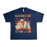 Navy romantasy book club Urban Heavy Tee - Artiststas