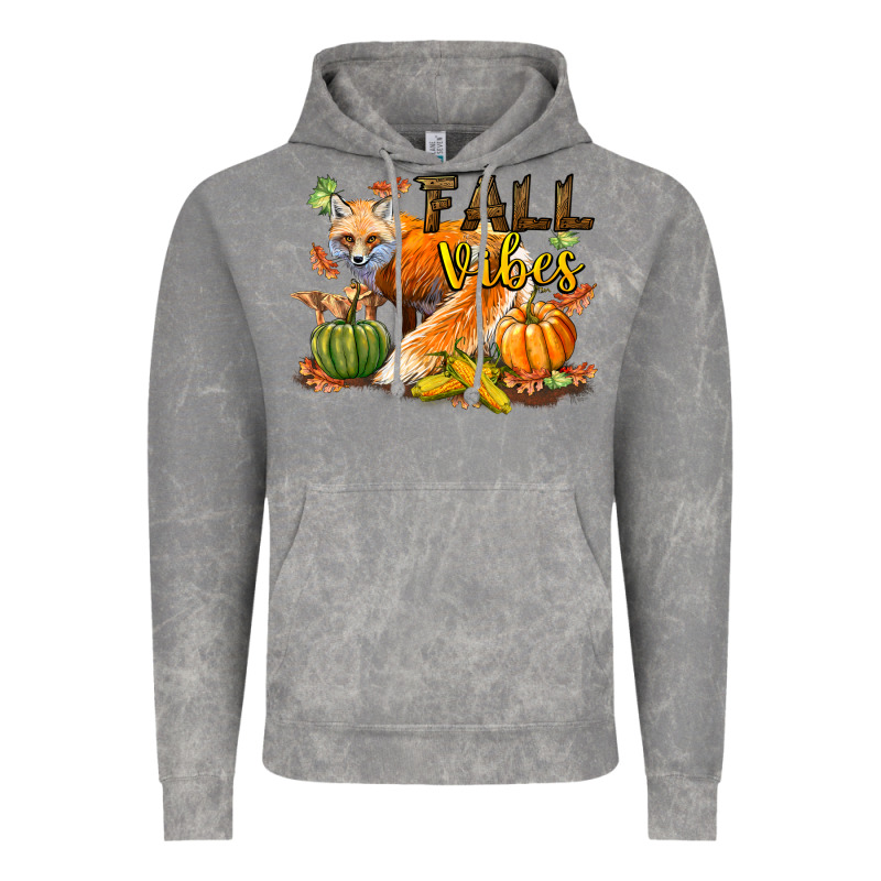 Fall Vibes Fox Vintage Hoodie by LillyAllenDesigns | Teevron
