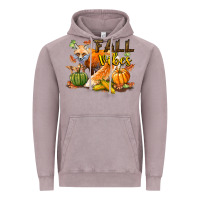 Vintage Zinc Fall Vibes Fox Vintage Hoodie - LillyAllenDesigns