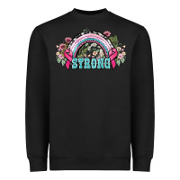 Black Strong Cancer rainbow Cancer Awareness Heavyweight Sweatshirt - HowdyJamesFarm