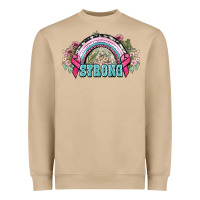 Mushroom Strong Cancer rainbow Cancer Awareness Heavyweight Sweatshirt - HowdyJamesFarm