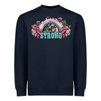 Navy Strong Cancer rainbow Cancer Awareness Heavyweight Sweatshirt - HowdyJamesFarm