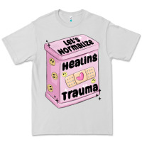 Dove Grey let's normalize healing trauma Premium Tee - MaliasSmallBusiness