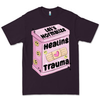 Plum let's normalize healing trauma Premium Tee - MaliasSmallBusiness