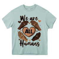 Arona we are all humans Heavy Core Tee - MaliasSmallBusiness