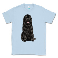 Dusty Blue newfoundland dog Classic Tee - LillyAllenDesigns