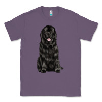 Lavender newfoundland dog Classic Tee - LillyAllenDesigns