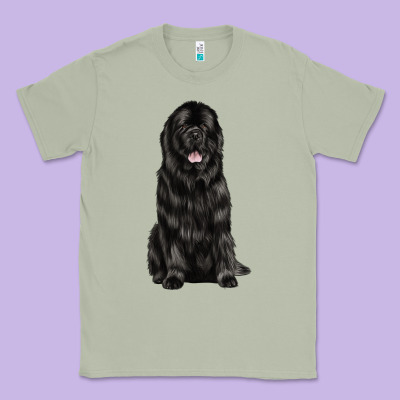Newfoundland Dog Classic Tee Designed By Lillyallendesigns