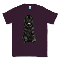 Plum newfoundland dog Classic Tee - LillyAllenDesigns