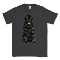 Smoke newfoundland dog Classic Tee - LillyAllenDesigns