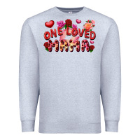 Heather Grey One loved mama Premium Sweatshirt - FaDigitalArtStudio