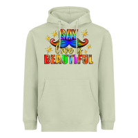 Matcha Gay Love Is Beautiful Pride Lgbtq Heavyweight Hoodie - BundleAndBundleShop