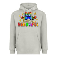 Moon Dust Gay Love Is Beautiful Pride Lgbtq Heavyweight Hoodie - BundleAndBundleShop
