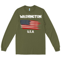 Army Green Washington Long Sleeve Tee - Bettercallsaul