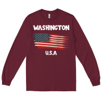 Burgundy Washington Long Sleeve Tee - Bettercallsaul