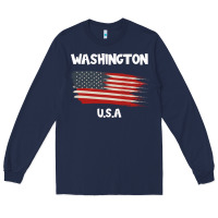 Navy Washington Long Sleeve Tee - Bettercallsaul