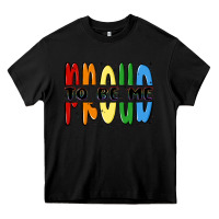 Black proud to be me Heavy Core Tee - MaliasSmallBusiness