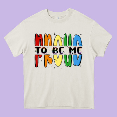 Proud To Be Me Heavy Core Tee Designed By Maliassmallbusiness