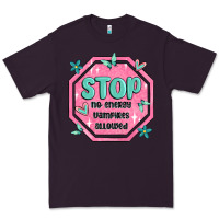 Plum stop no energy vampires allowed Premium Tee - MaliasSmallBusiness