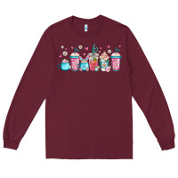 Burgundy easter coffee cups libbey glass Long Sleeve Tee - Jasminsmagicworld