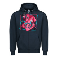 Navy nurse scrub life olivia Zipper Hoodie - OliviaCreatesArt