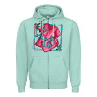 Seafoam nurse scrub life olivia Zipper Hoodie - OliviaCreatesArt