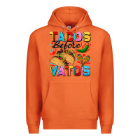 Carrot Tacos before Vatos Valentine's Day Premium Hoodie - FaDigitalArtStudio
