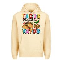 Pina Colada Tacos before Vatos Valentine's Day Premium Hoodie - FaDigitalArtStudio